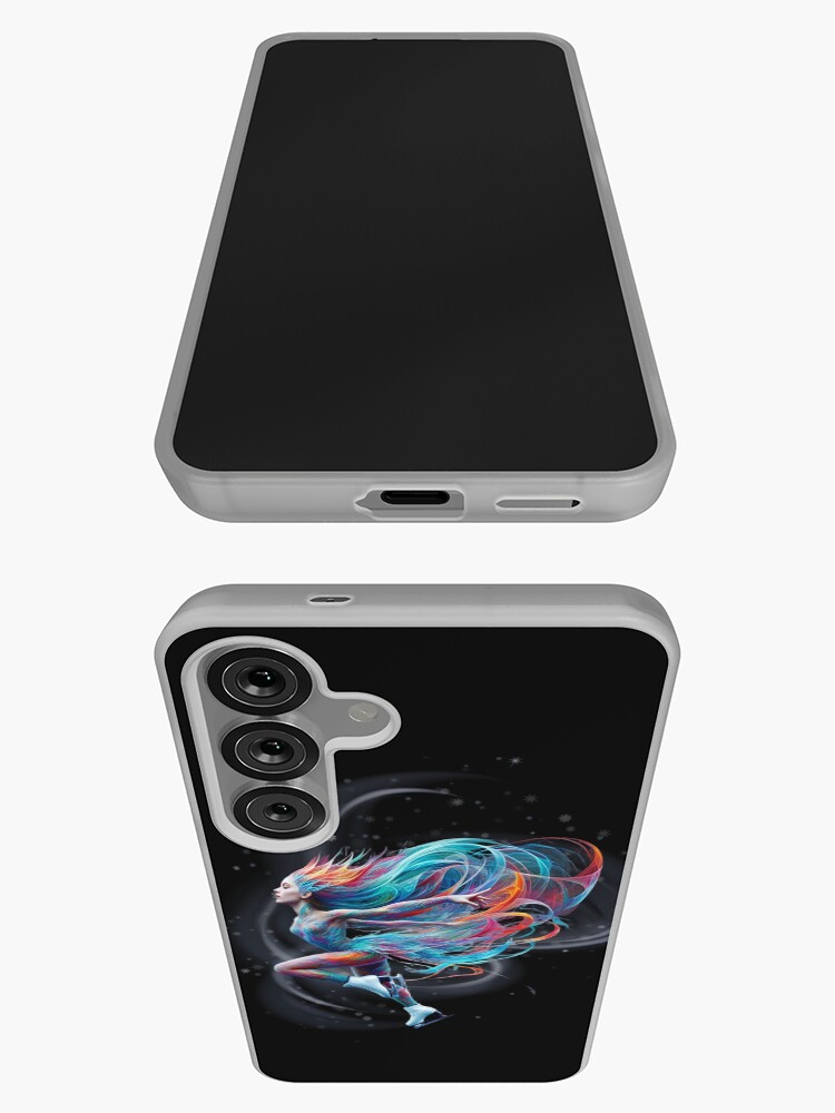 Thumbnail 3 of 4, Samsung Galaxy Phone Case, Ice Skating, Fun abstract design , Best Day Ever. Sport designed and sold by GEM-Art-to-Wear.