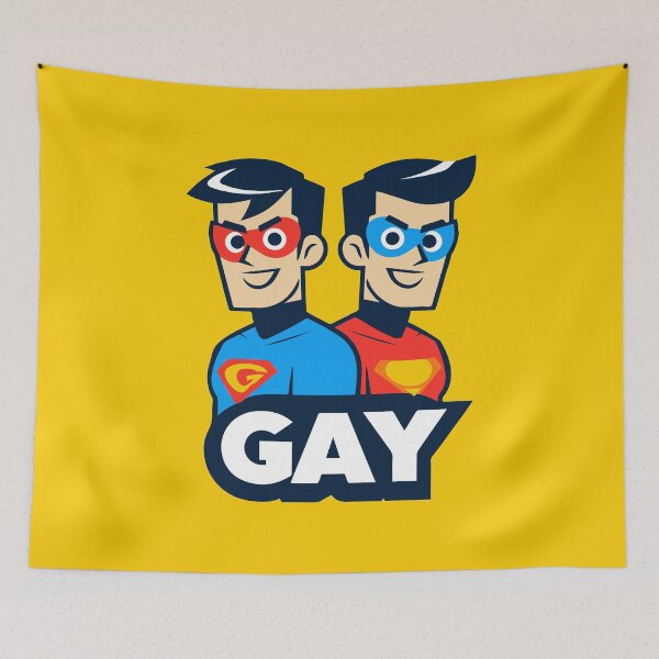 Item preview, Gay Heroes designed and sold by ArtFactoryAI.