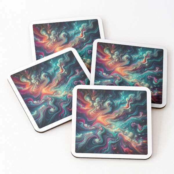 Item preview, AI-Designed Abstract Fluid Smoke – Captivating & Dynamic Artwork for Clothing, Accessories & Bold Fashion designed and sold by knalpot-design.