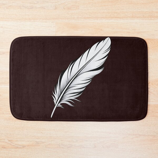 Item preview, Elegant feather with dark stripes design designed and sold by AliKwStore.