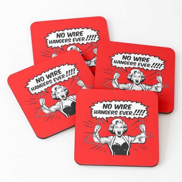 Item preview, Mommie Dearest No Wire Hangers Ever designed and sold by ArtFactoryAI.