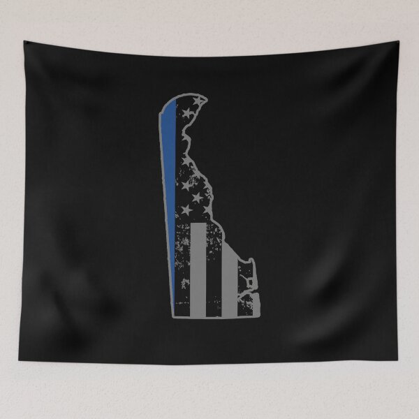 Item preview, Delaware Police & Law Enforcement Thin Blue Line designed and sold by shoppzee.