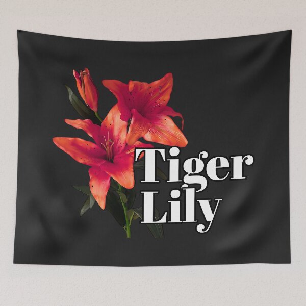 Item preview, Tiger Lily Retro Design designed and sold by CoconutArt10.
