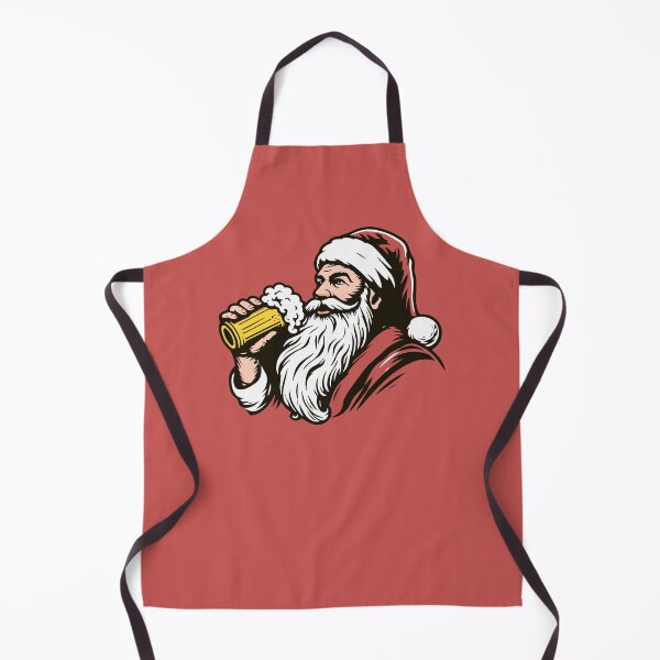 Item preview, Santa Drinking a Holiday Beer designed and sold by ArtFactoryAI.