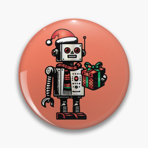 Item preview, Robot Brings a Gift designed and sold by ArtFactoryAI.