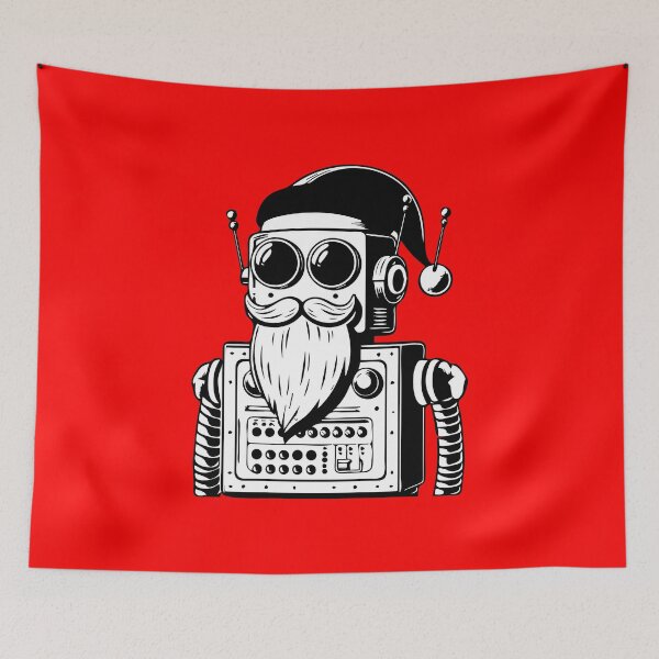 Item preview, Santa Robot designed and sold by ArtFactoryAI.