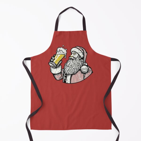 Item preview, Santa Drinking a Holiday Beer designed and sold by ArtFactoryAI.