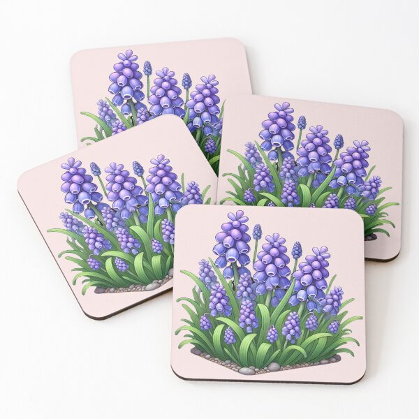 Item preview, Grape Hyacinths - Muscari designed and sold by NatureNim.