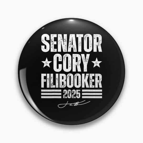 Artikelvorschau, Senator Cory Booker Filibuster 2025 entworfen und verkauft von Spaceslafr.