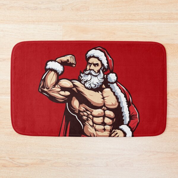 Item preview, Sexy Muscular Santa Daddy designed and sold by ArtFactoryAI.