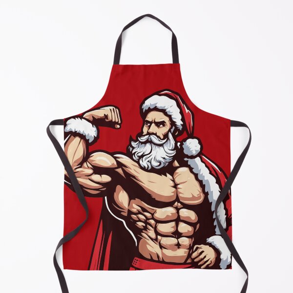 Item preview, Sexy Muscular Santa Daddy designed and sold by ArtFactoryAI.