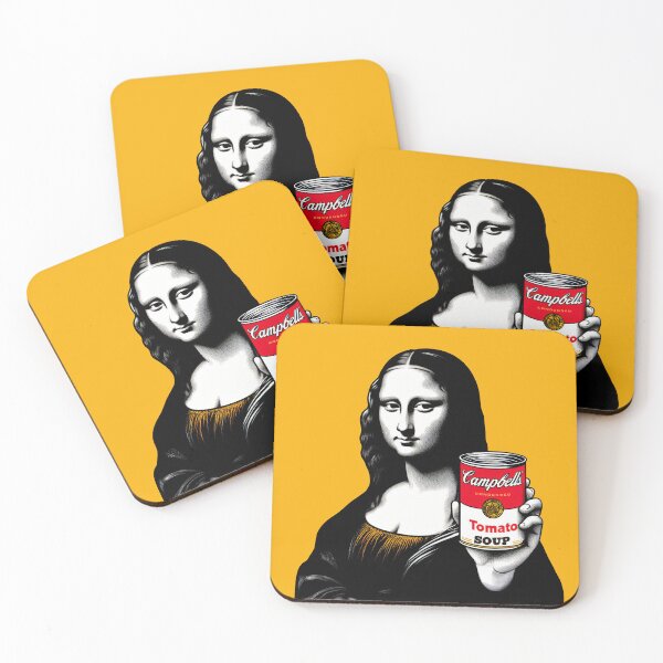 Item preview, Mona Lisa Pop Art Campbell's Tomato Soup designed and sold by ArtFactoryAI.
