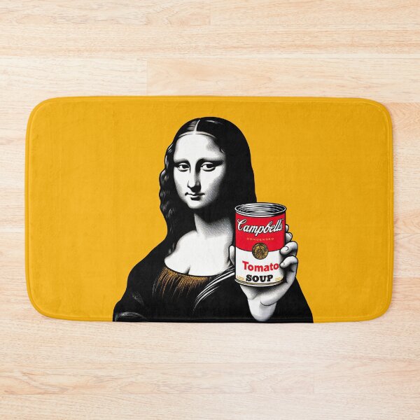 Item preview, Mona Lisa Pop Art Campbell's Tomato Soup designed and sold by ArtFactoryAI.