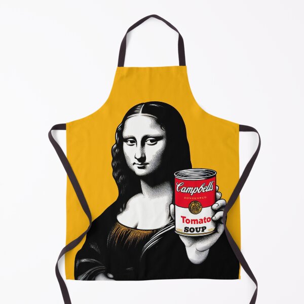 Item preview, Mona Lisa Pop Art Campbell's Tomato Soup designed and sold by ArtFactoryAI.
