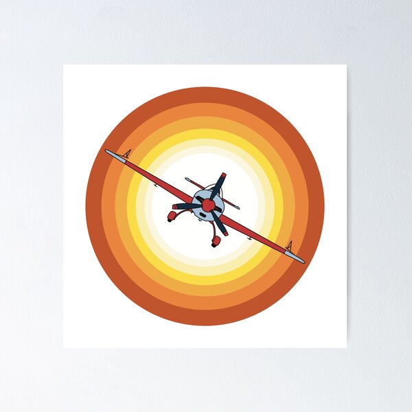 Item preview, Aviation Design Extra NG Stunt Plane Flying at Sunset designed and sold by skye-studio.