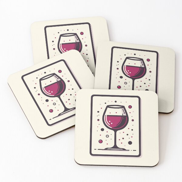 Item preview, Red Wine Minimalist Art designed and sold by ArtFactoryAI.