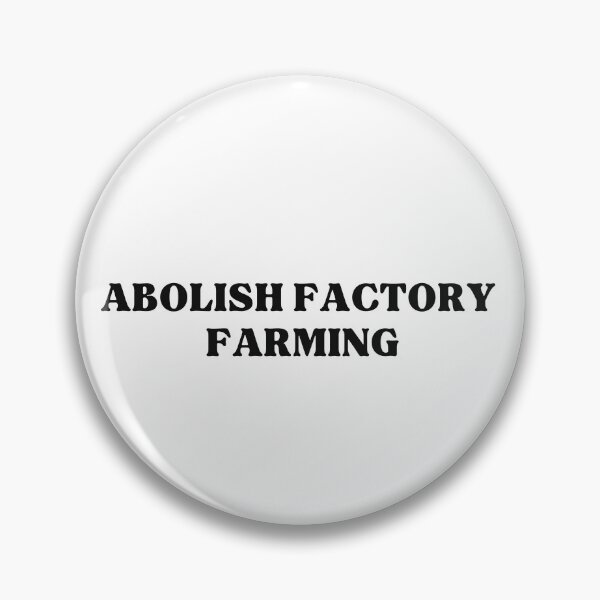 Item preview, Abolish factory farming designed and sold by Purple Fabric.