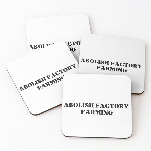 Item preview, Abolish factory farming designed and sold by Purple Fabric.