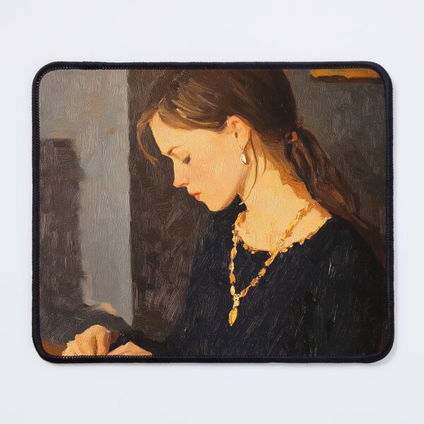 Item preview, Gold jewelry | Post-impressionist painting style designed and sold by ComicsFactory.