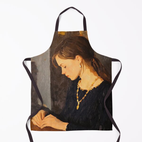 Item preview, Gold jewelry | Post-impressionist painting style designed and sold by ComicsFactory.