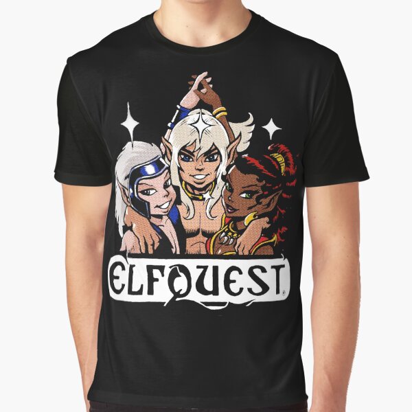 Vista previa del artículo con la obra «ElfQuest: Trío retro», diseñado y vendido por elfquest.