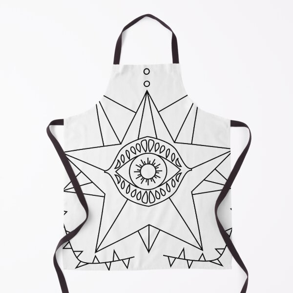 Item preview, Stellar gaze with central eye and geometric embellishments designed and sold by estebansequeira.