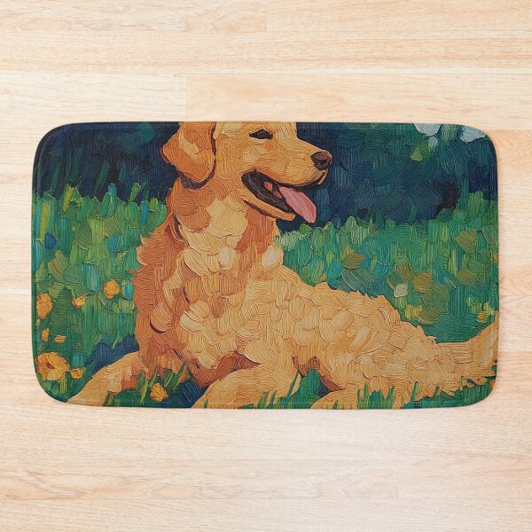 Item preview, Golden Retriever | Post-impressionist painting style designed and sold by ComicsFactory.