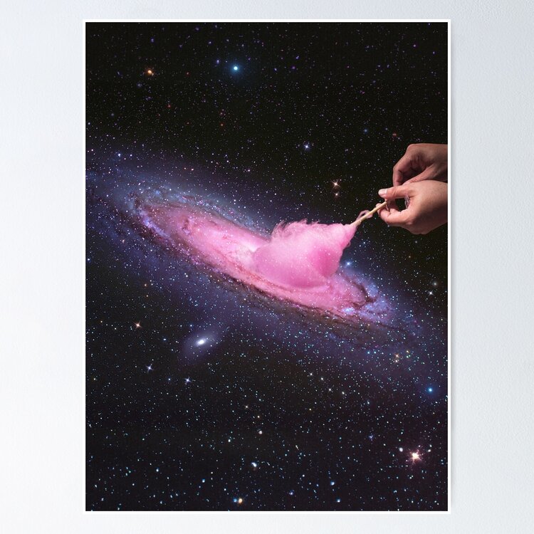 Cosmic Cotton Candy - Pink Stardust Sticker