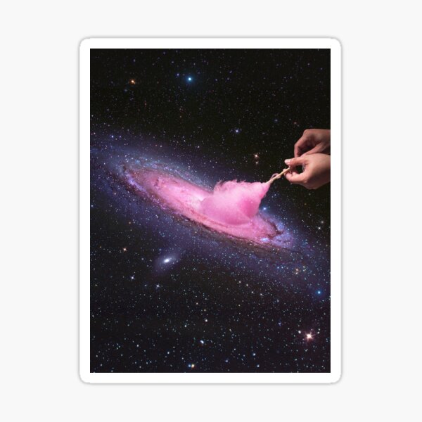 Cosmic Cotton Candy - Pink Stardust Sticker
