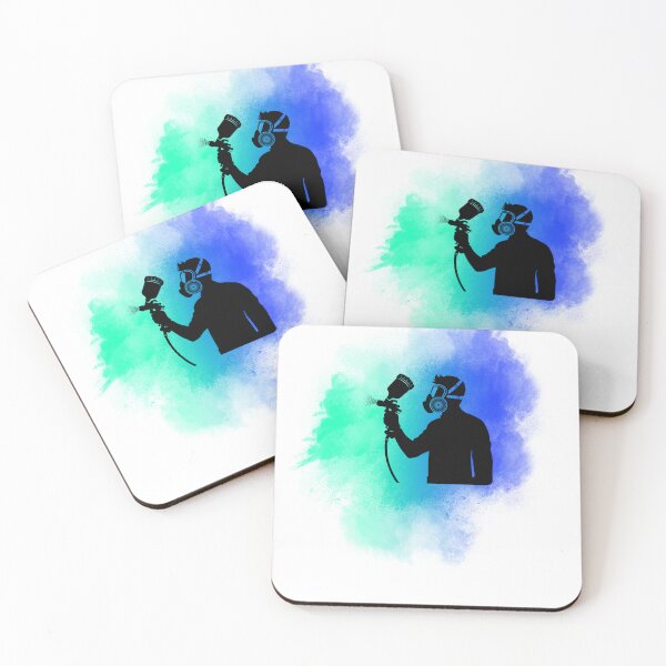Item preview, Spray Paint Blue and Green designed and sold by BlackabyBoutique.