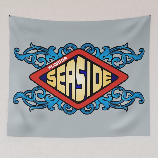 Item preview, Seaside FL Florida emblem retro sign designed and sold by studioss76.