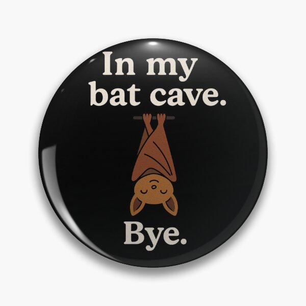 Item preview, Bat Cave Sticker - Anti-Social Humor Art designed and sold by LaserKey.