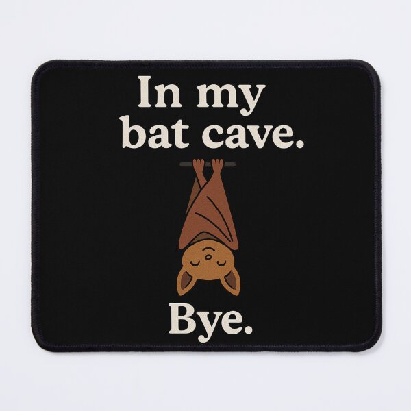 Item preview, Bat Cave Sticker - Anti-Social Humor Art designed and sold by LaserKey.