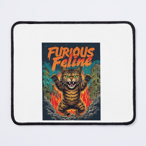 Item preview, Furious Feline designed and sold by VibeTCreations.