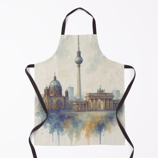 Item preview, Between dome and edge – Berlin in watercolor designed and sold by M-Masterpieces.