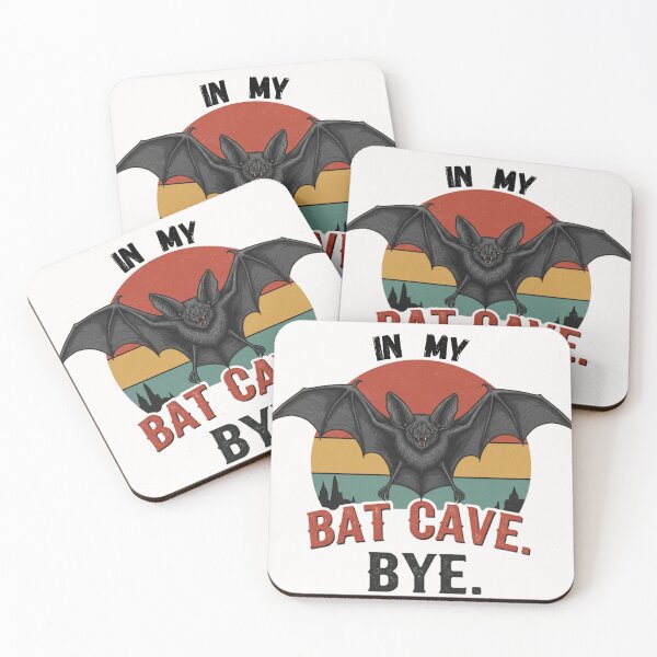 Item preview, Bat Cave Sticker - Anti-Social Humor Art designed and sold by LaserKey.