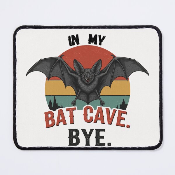 Item preview, Bat Cave Sticker - Anti-Social Humor Art designed and sold by LaserKey.