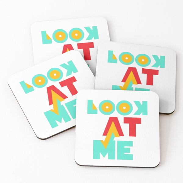 Item preview, look at me-modern-quotes-lettering-design designed and sold by Wawan35200.