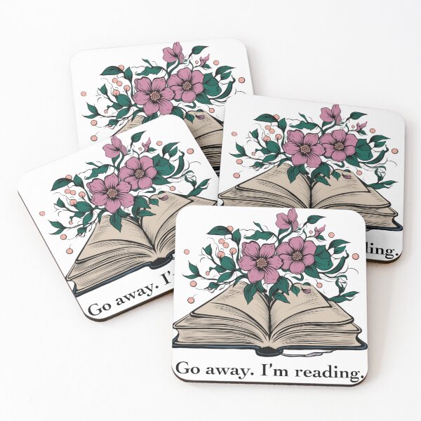 Item preview, Go away, I’m reading. designed and sold by Onehappyhook.