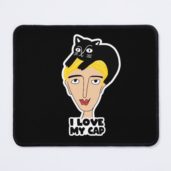 Item preview, A black cat wearing a hat on a child's head. Cute, perfect for a cat lover. Original and fun design. I love my cat! designed and sold by YaninaArcoiris.