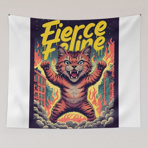Item preview, Fierce feline designed and sold by VibeTCreations.