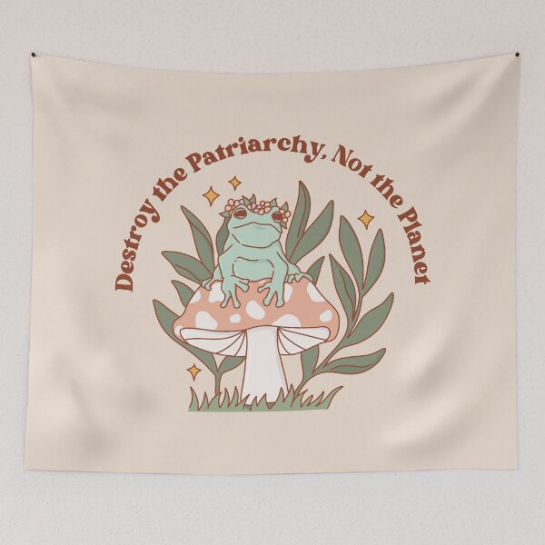 Item preview, Destroy the Patriarchy, Not the Planet designed and sold by PepperLime.
