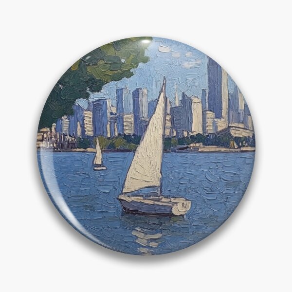Item preview, Granville Island | Post-impressionist painting style designed and sold by ComicsFactory.