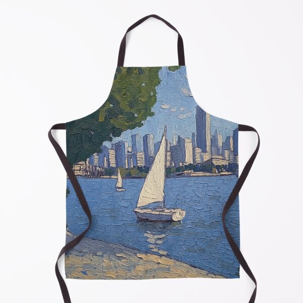 Item preview, Granville Island | Post-impressionist painting style designed and sold by ComicsFactory.