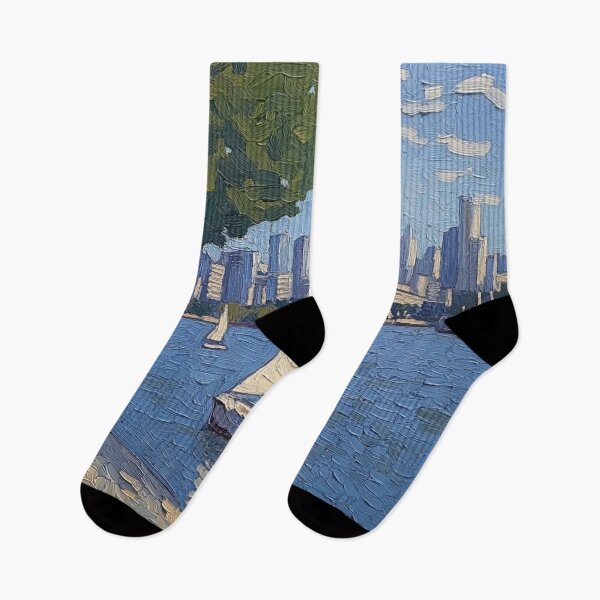 Item preview, Granville Island | Post-impressionist painting style designed and sold by ComicsFactory.