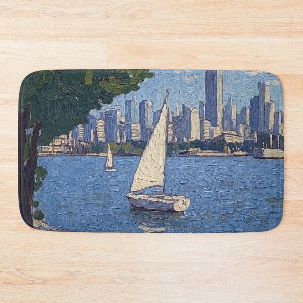 Item preview, Granville Island | Post-impressionist painting style designed and sold by ComicsFactory.