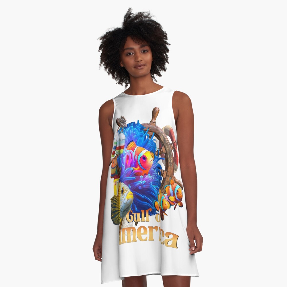 Item preview, A-Line Dress designed and sold by AmericaThreads.