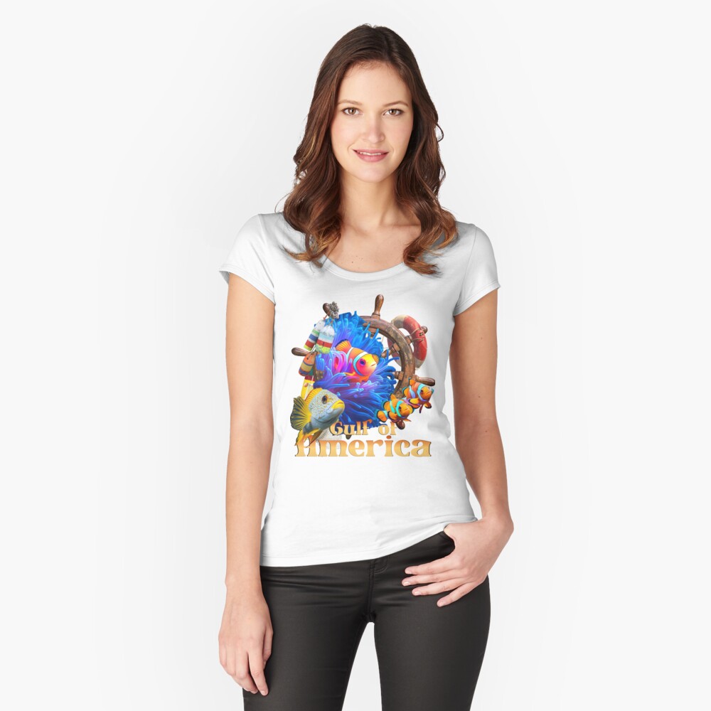 Item preview, Fitted Scoop T-Shirt designed and sold by AmericaThreads.