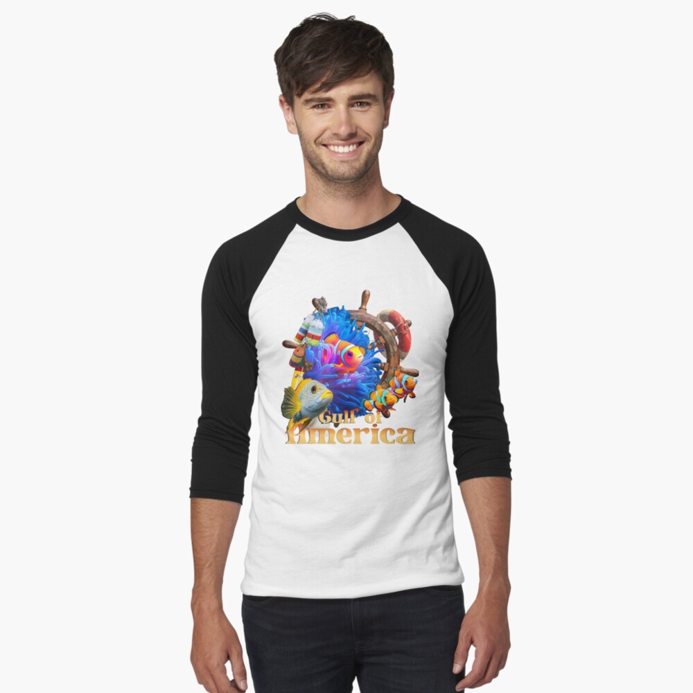 Item preview, Baseball ¾ Sleeve T-Shirt designed and sold by AmericaThreads.