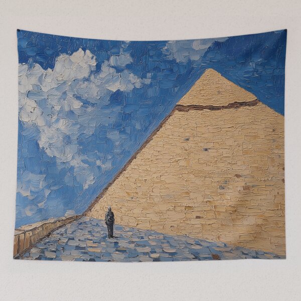 Item preview, Great Pyramid of Giza | Post-impressionist painting style designed and sold by ComicsFactory.